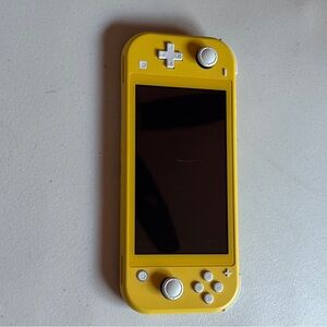 Yellow Handheld Gaming Console